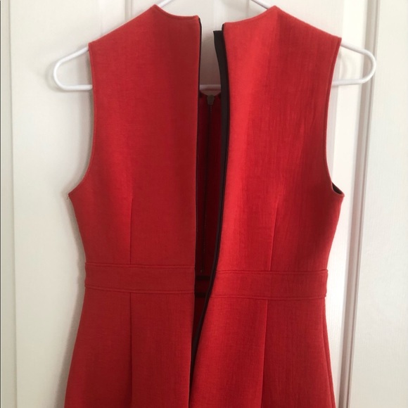 🇨🇦 Judith & Charles tomato red 🍅 summer mini dress Sz 2 - Picture 6 of 11